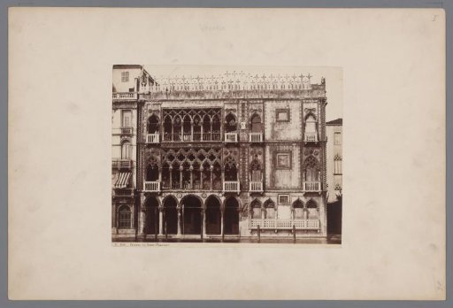 View of the Palazzo Cà d'Oro, Venice, Italy