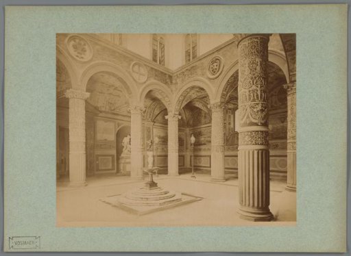 Courtyard of the Palazzo Vecchio in Florence