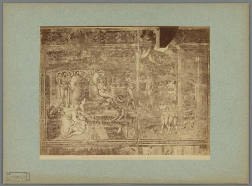 Photographic reproduction of the fresco The Creation by Pietro di Puccio