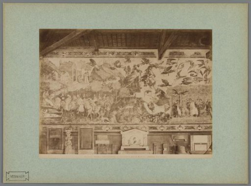 Photographic reproduction of the fresco The Triumph of Death by Andrea di Cione, known as Orcagna