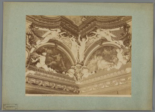 Detail of the ceiling of the Sala di Giove in the Galleria Palatina in Florence