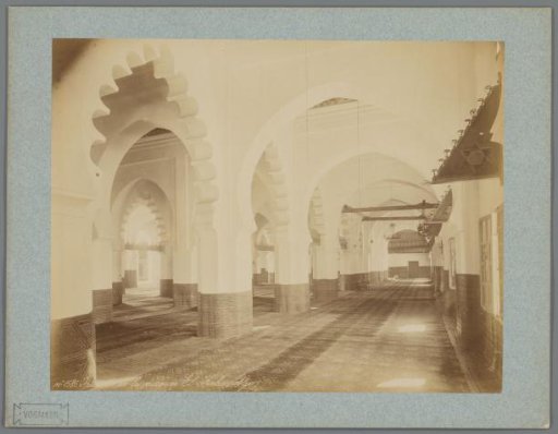 Interior of the Djamaa el Kebir Mosque in Algiers