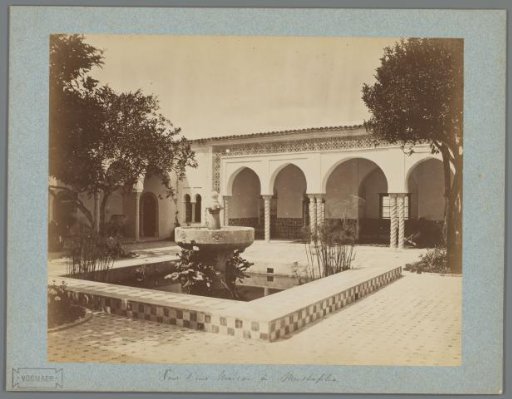Courtyard of a House in the Mustapha District of Algiers
