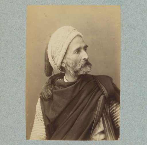 Portrait of an unknown Algerian man