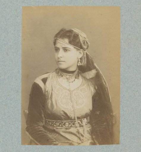 Portrait of an unknown Algerian woman