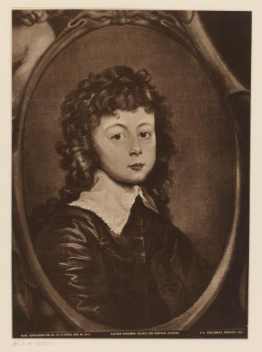 Photographic reproduction of a painted portrait of Lodewijk Huygens, by Adriaen Hanneman