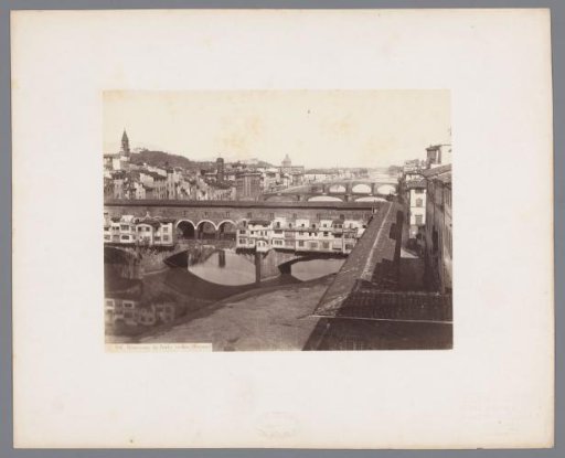 View of the Arno and the Ponte Vecchio in Florence, Italy