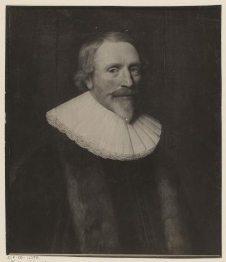 Photographic reproduction of a painted portrait of Jacob Cats
