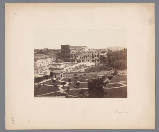 View of the Colosseum in Rome, Italy