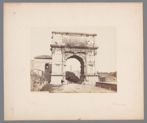 Arch of Titus in Rome, Italy