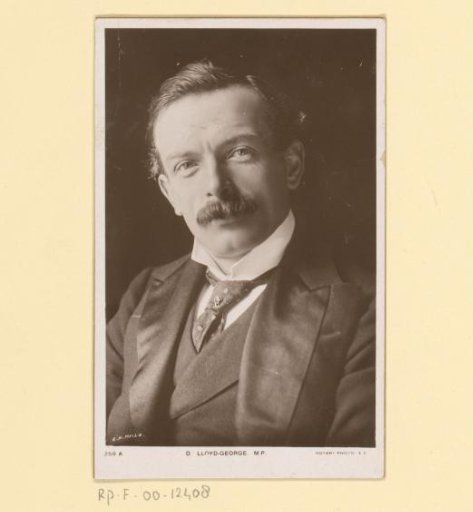 Portrait of David Lloyd George, Prime Minister of the United Kingdom between 1916 and 1922