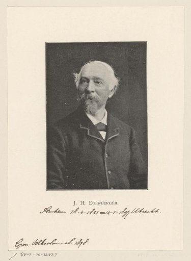 Portrait of J.H. Egenberger