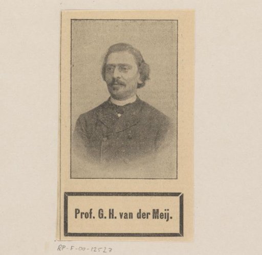 Portrait of Gerrit Hendrik van der Meij