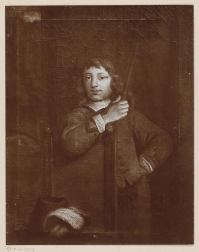 Photographic reproduction of a painted portrait of Harmen van de Poll