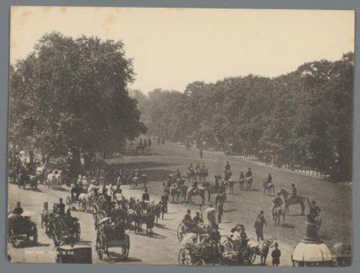 View of Rotten Row in Hyde Park