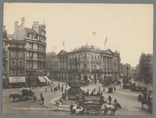Shaftesbury Memorial Fountain on Piccadilly Circus