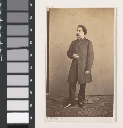 Portrait of the painter Henri Jacques Bource, full-length