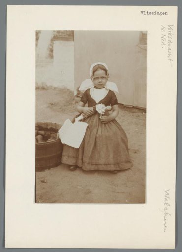 Portrait of an Unknown Girl in Walcheren Costume