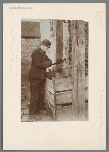 Man in South-Beveland Costume at a Water Well