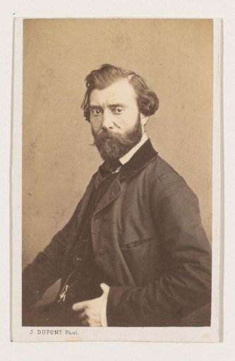 Portrait of the painter Adrien de Braekeleer, half-length