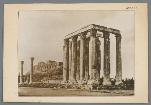 View of the Temple of Olympian Zeus