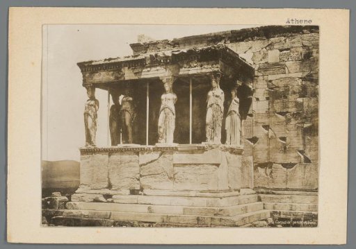 View of the Caryatid Porch of the Erechtheion