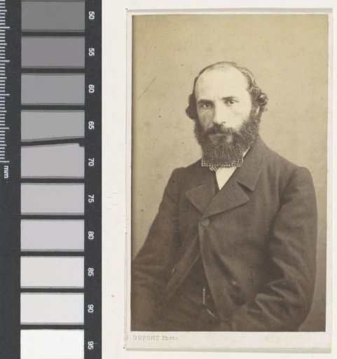 Portrait of the sculptor Jacques De Braekeleer, half-length