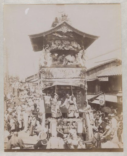 Parade during the Gion Matsuri in Kyoto, Japan