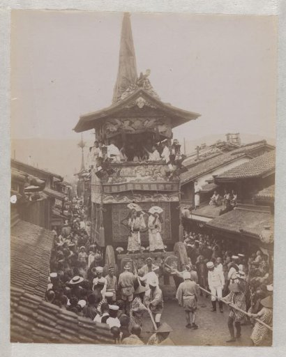 Parade during the Gion Matsuri in Kyoto, Japan