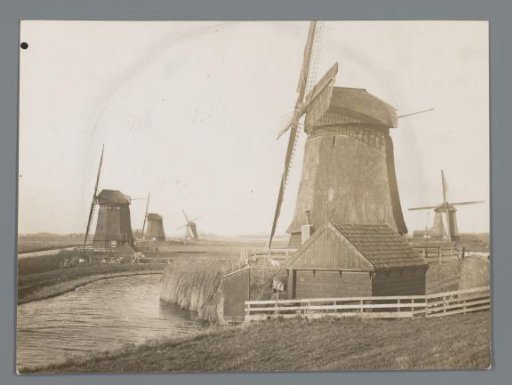 Watermills in the Schermerpolder