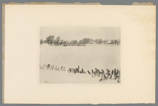 Snow landscape in Great Britain