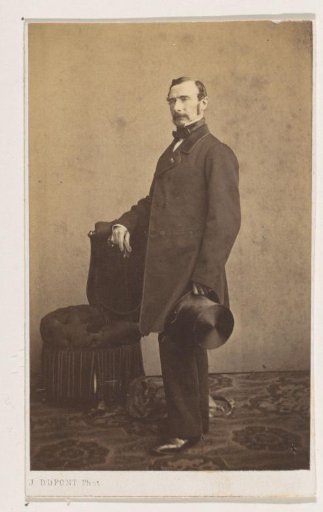 Portrait of the engraver Erin Corr, full-length