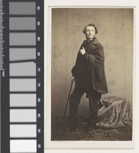 Portrait of the sculptor Léonard de Cuyper, full-length
