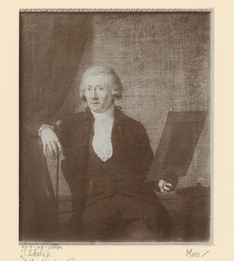 Photographic reproduction of a painted portrait of Egbert van Drielst