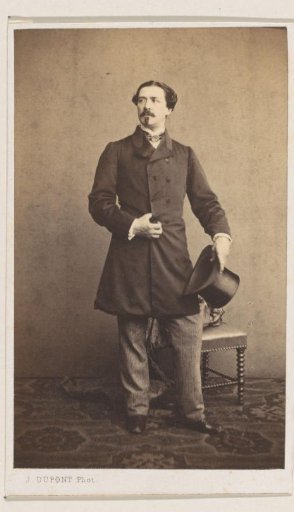 Portrait of the painter Joseph Delin, full-length