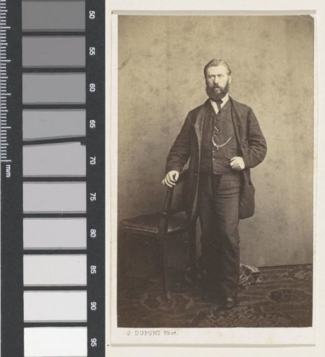 Portrait of the painter Adolf Alexander Dillens, full-length
