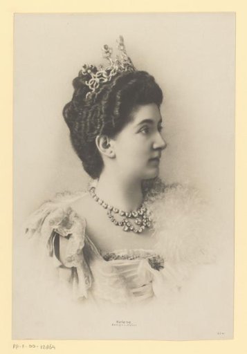 Portrait of Hélène of Italy and Montenegro