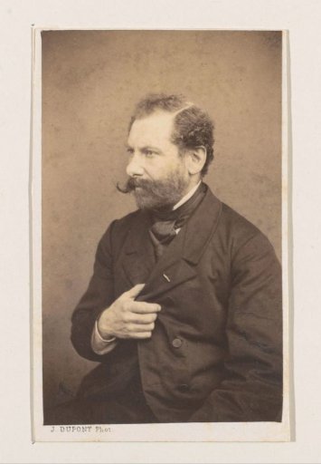 Portrait of the sculptor and painter Joseph Jacques Ducaju, half-length