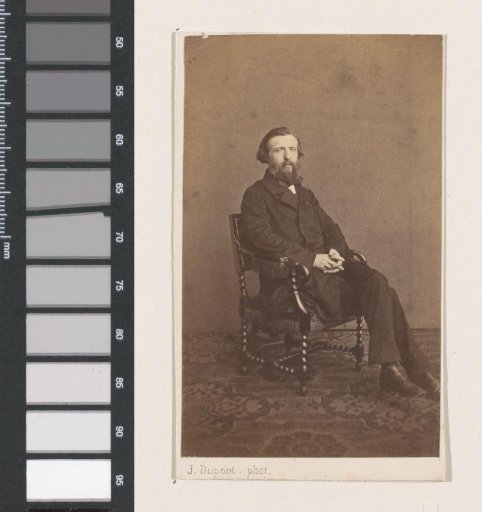 Portrait of the painter Joseph-Laurens Dijckmans, full-length
