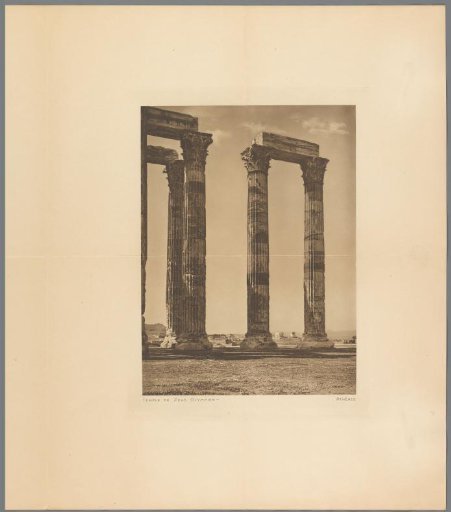 Remains of the Temple of Olympian Zeus in Athens