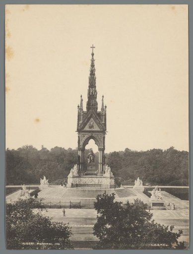 View of the Albert Memorial in London