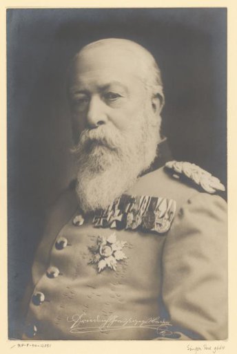 Portrait of Frederick I, Grand Duke of Baden, in Military Uniform