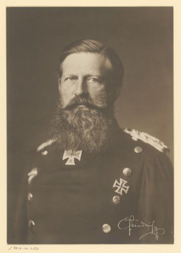 Portrait of Frederick III, German Emperor, in Military Uniform