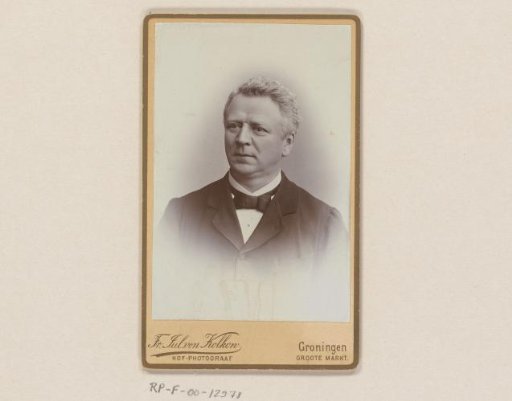 Portrait of Wybrand Adriaan Reiger, Professor of Political Economy
