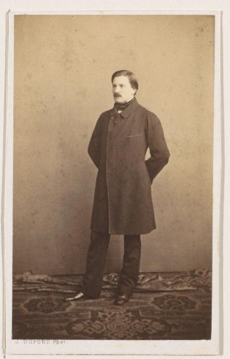 Portrait of the painter Godfried Egide Guffens, full-length