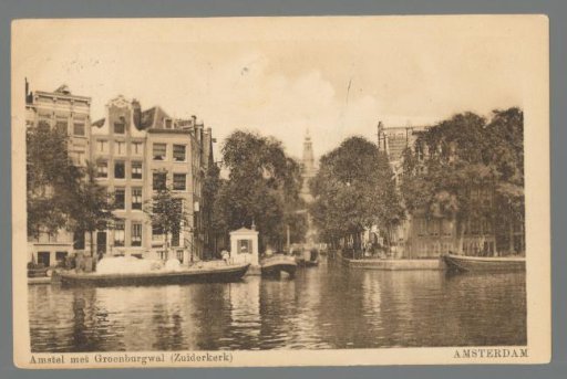 Amstel with Groenburgwal (Zuiderkerk), Amsterdam
