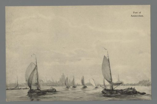 Reproduction of: Port of Amsterdam