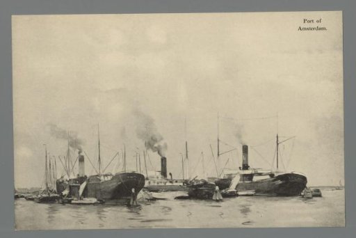 Reproduction of: Port of Amsterdam