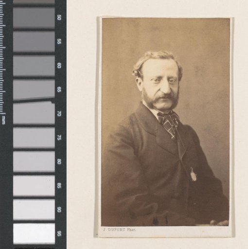 Portrait of the painter Jean Baptiste Huysmans, half-length