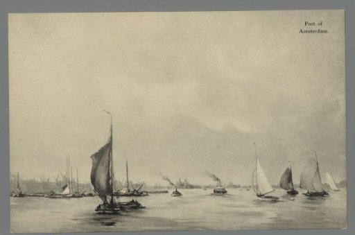 Reproduction of: Port of Amsterdam
